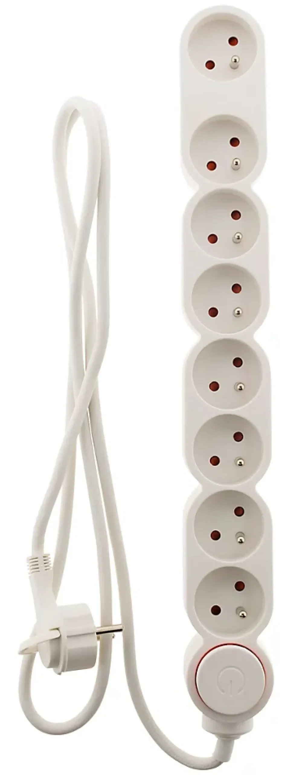 Bloc Home 8 prises 16A 2P+T câble 1,5m - Blanc - Zenitech