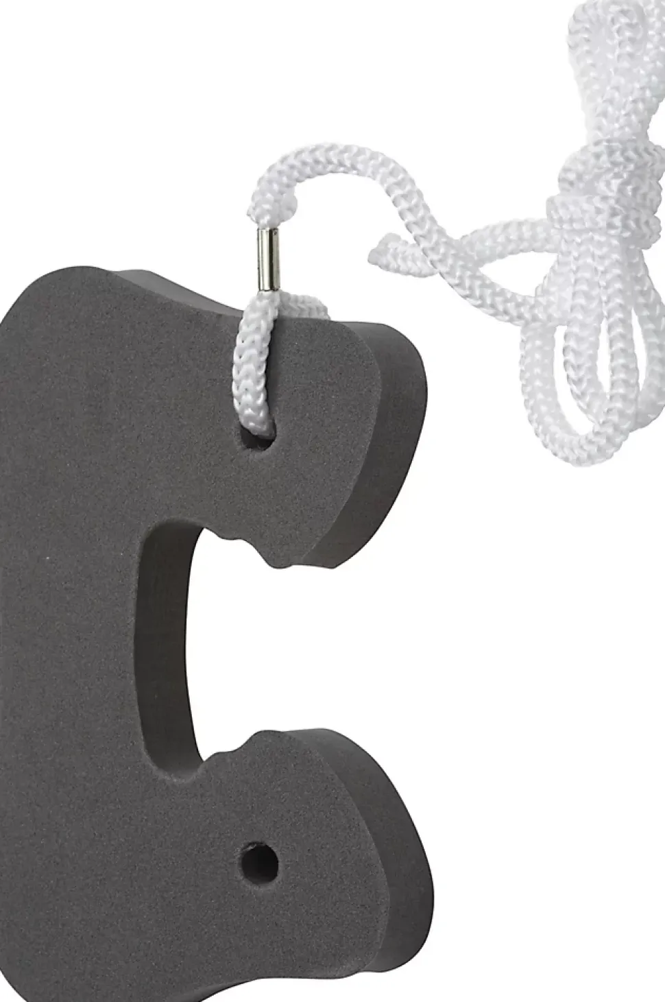 Bloque porte en mousse avec cordelette à accrocher