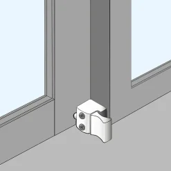 Bloque-fenêtre automatique blanc Acbat