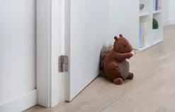 Bloque-porte écureuil Rei tissu ⌀23,7x H.24,5 cm