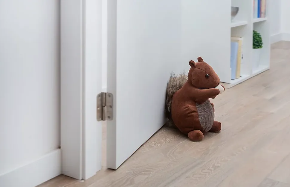 Bloque-porte écureuil Rei tissu ⌀23,7x H.24,5 cm