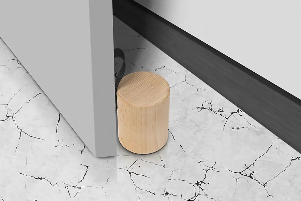 Bloque-porte cylindrique Rei bois hêtre ⌀70x H. 87 cm