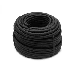 Bobine, rouleau de tendeur élastique - 25 mètres x 10 mm - Noir - Linxor