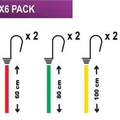 Bocal de 6 sangles Master Lock Polyester (PES)