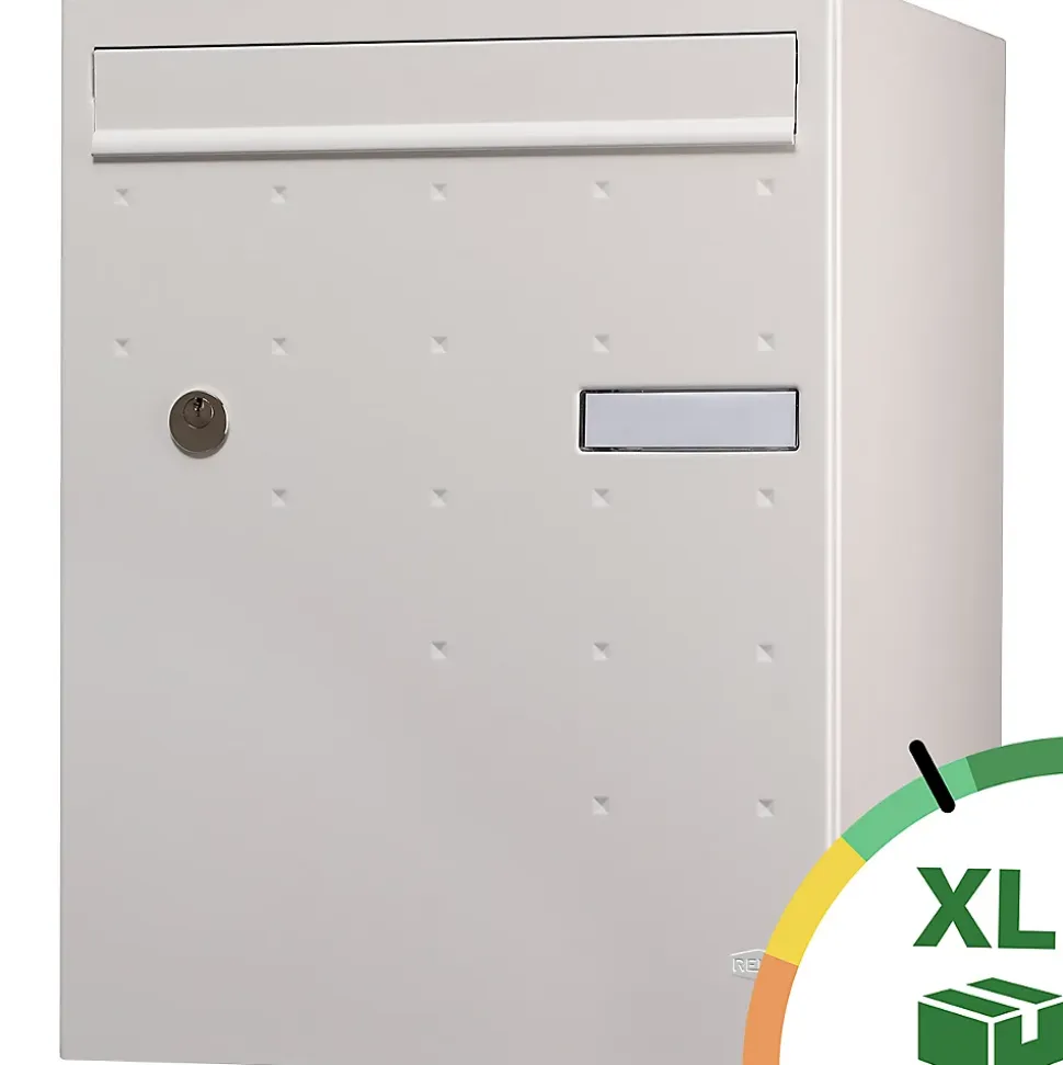 Boite à colis Atout 1 porte blanc mat sablé RAL 9010 MS