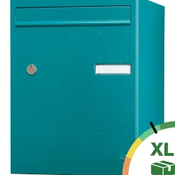 Boite à colis Atout 1 porte Vert brillant RAL 6033 B