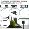 Boite à colis Eclipse 1 porte noir mat RAL 9005 M