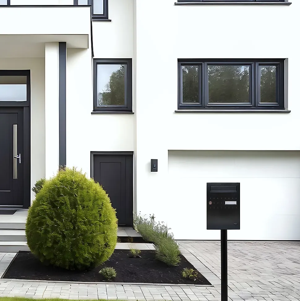 Boite à colis Eclipse 1 porte noir mat RAL 9005 M