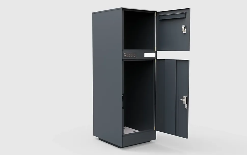 Boite à colis électronique et autonome Kombibox 950 gris