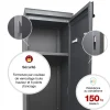 Boite à colis Twin XL Gris anthracite 7016