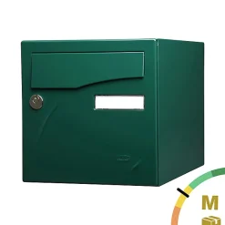 Boite aux lettres Préface 2 portes Vert brillant RAL 6005B
