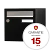 Boite aux lettres Allure 1 porte noir 9005M