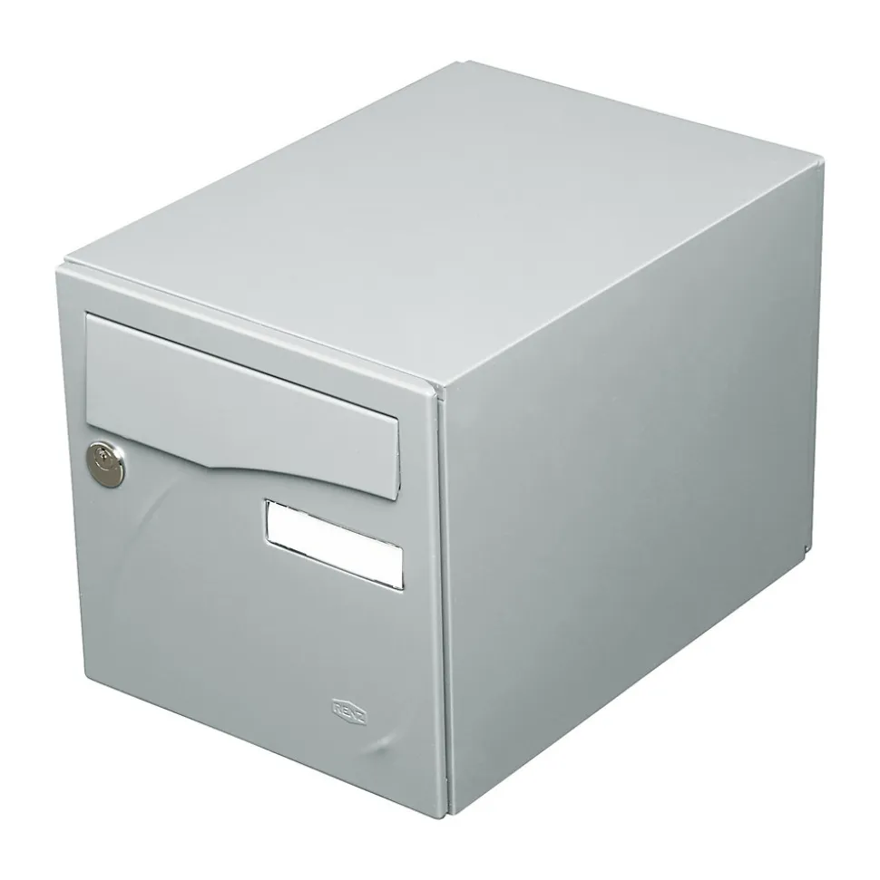 Boite aux lettres Préface 1 porte Gris polaire mat RAL 9006 M