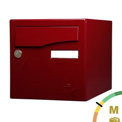 Boite aux lettres Préface 1 porte Rouge pourpre brillant RAL 3004B