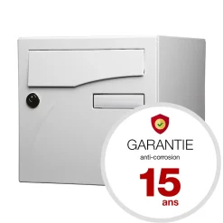 Boite aux lettres Préface 2 portes Blanc neige mat RAL 9016MT