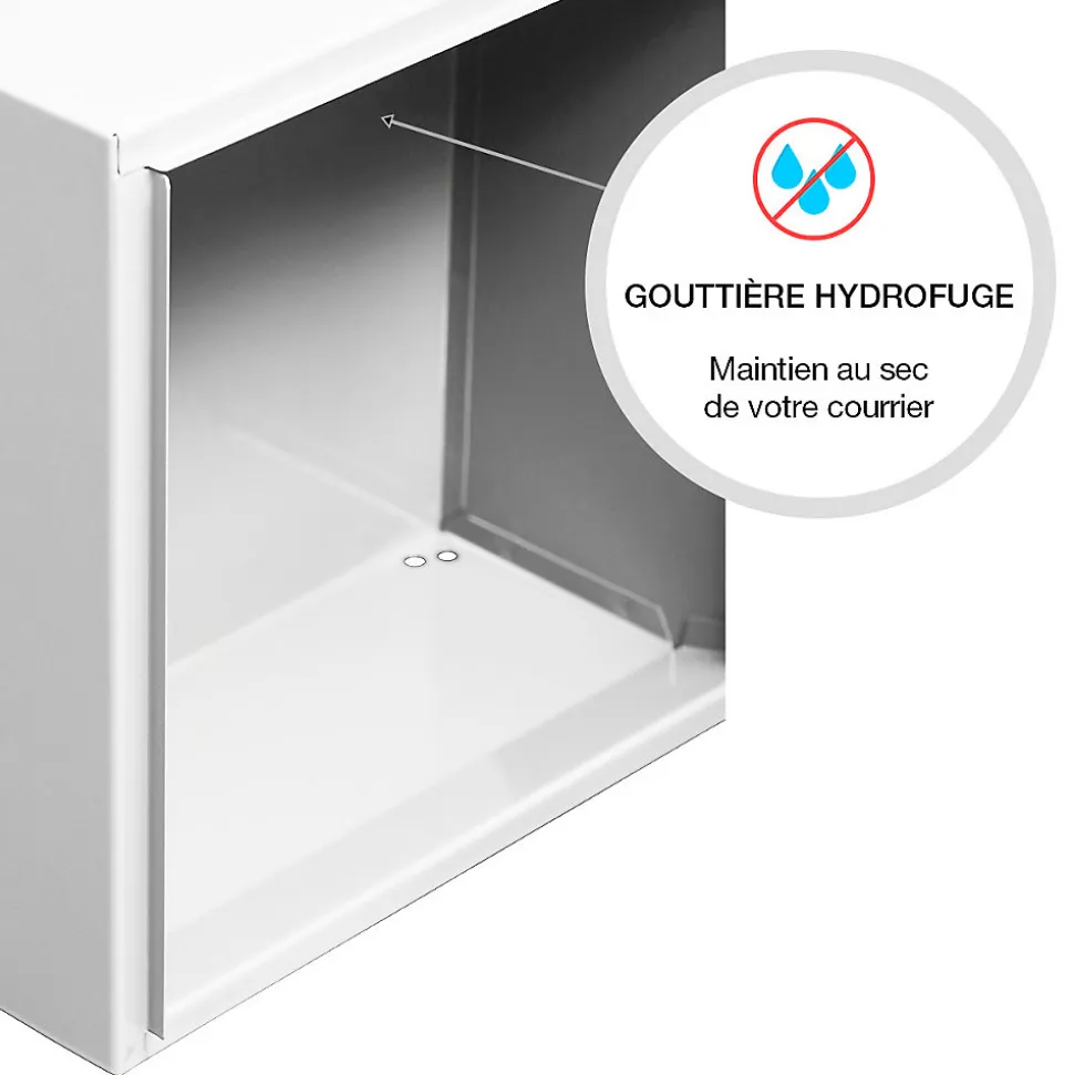 Boite aux lettres Préface compact Blanc brillant RAL 9016B