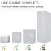 Boite aux lettres Préface 1 porte Gris clair brillant RAL 7035B