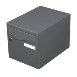 Boite aux lettres Préface 1 porte Gris anthracite mat RAL 7016 M