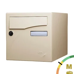Boite aux lettres Préface 2 portes Ivoire brillant RAL 1015B