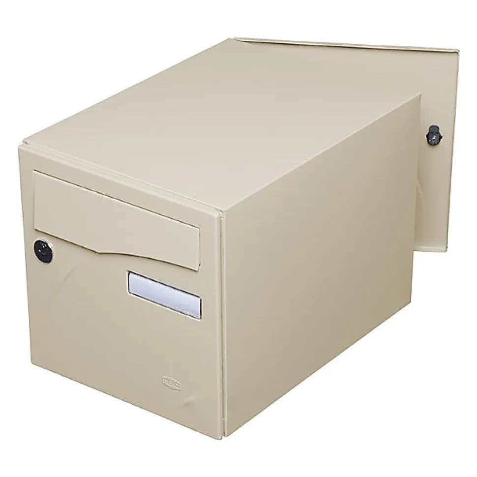 Boite aux lettres Préface 2 portes Ivoire brillant RAL 1015B