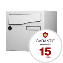 Boite aux lettres Préface 1 porte Blanc brillant RAL 9016B