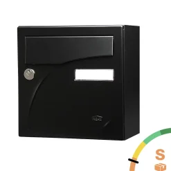 Boite aux lettres Préface compact Noir mat RAL 9005M