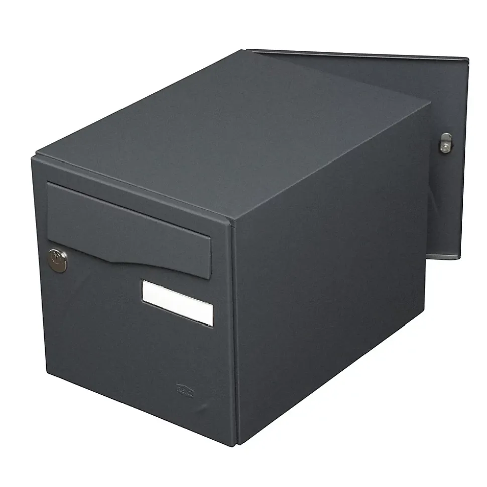 Boite aux lettres Préface 2 portes Noir Sablé RAL 2100 MS