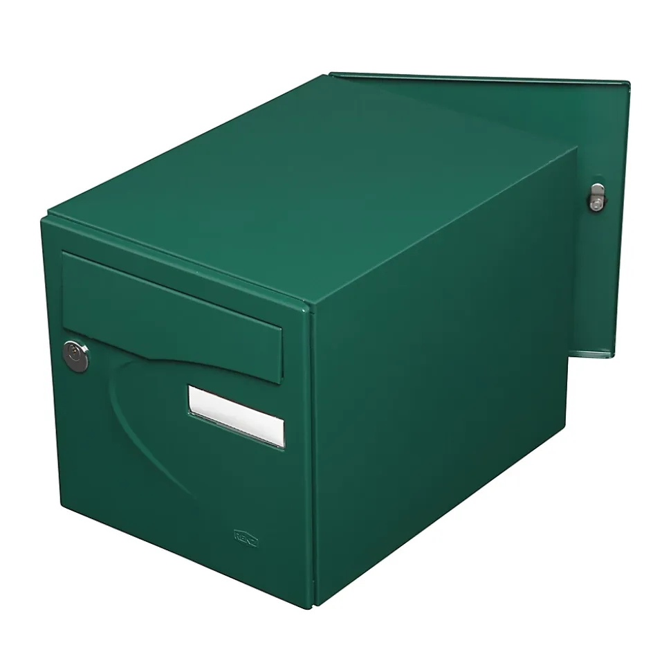 Boite aux lettres Préférence 2 portes vert brillant 6005B