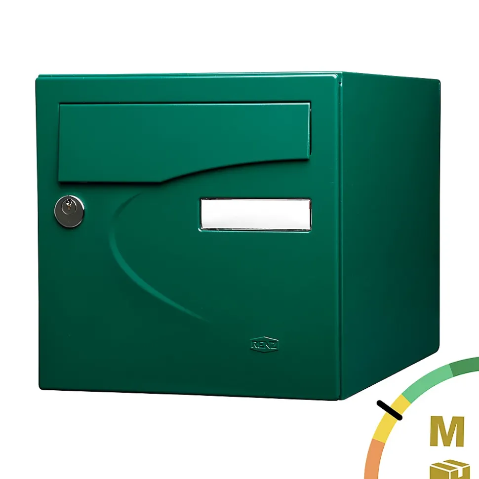 Boite aux lettres Préférence 2 portes vert brillant 6005B
