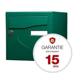 Boite aux lettres Préférence 1P vert brillant 6005B