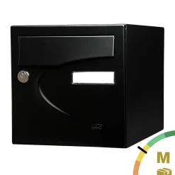 Boite aux lettres Préférence 1 porte noir mat 9005M