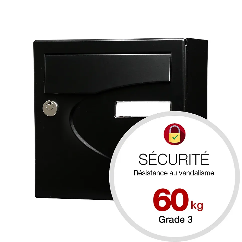 Boite aux lettres Préférence Compact noir mat 9005M