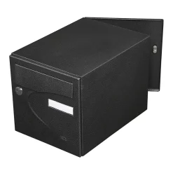 Boite aux lettres Préférence 2 portes noir décor RAL 9005D