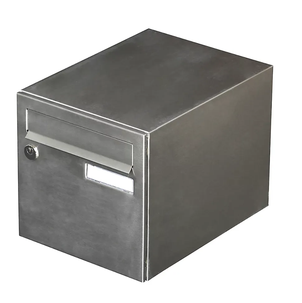 Boite aux lettres Rivage 1 porte inox brossé