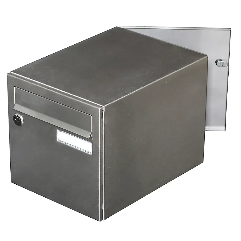 Boite aux lettres Rivage 2 portes inox brossé