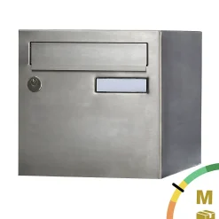 Boite aux lettres Rivage 2 portes inox brossé