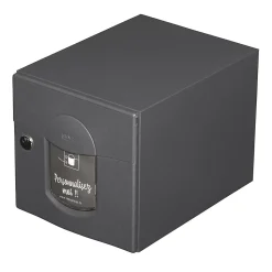 Boite aux lettres Soléa 1 porte Gris anthracite aspect sablé REN 0206MS