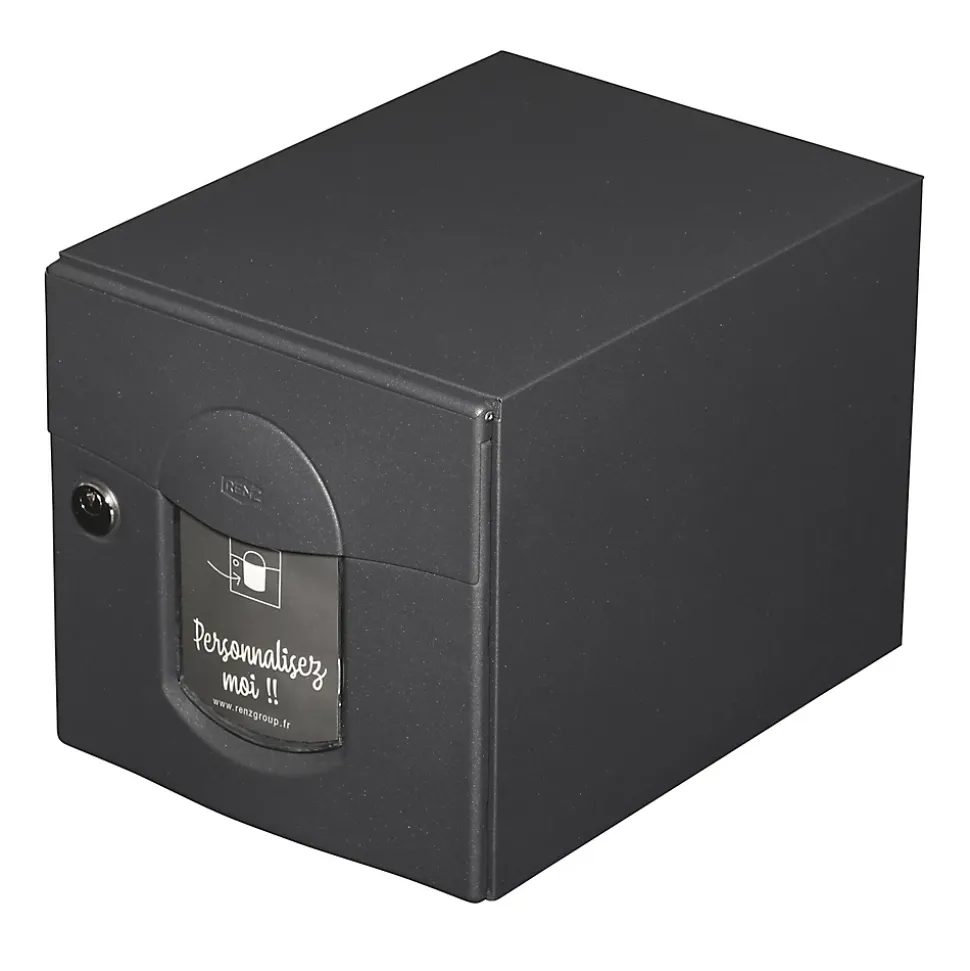 Boite aux lettres Soléa 1 porte Noir Sablé 2100 MS