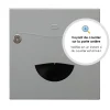 Boite aux lettres Soléa 2 portes Gris RAL 7037 mat