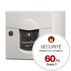 Boite aux lettres Soléa 1 porte Blanc 9010 mat