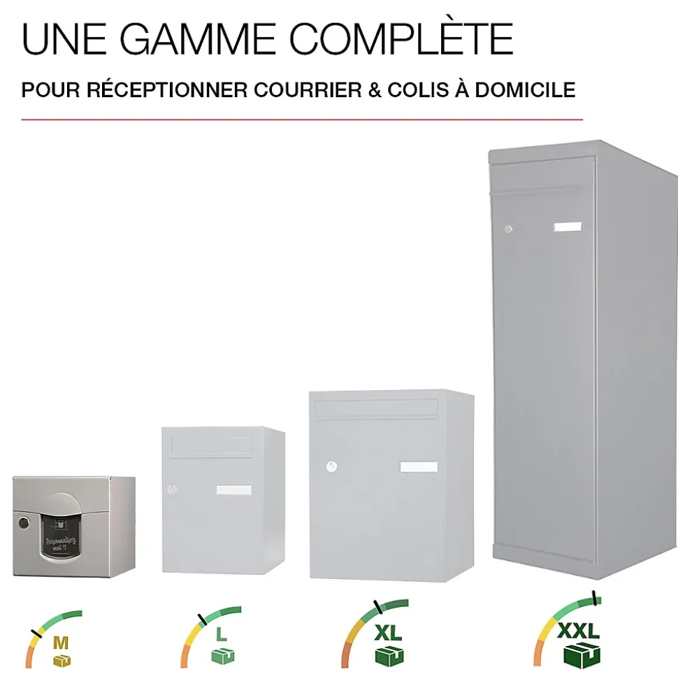 Boite aux lettres Soléa 1 porte Blanc 9010 mat