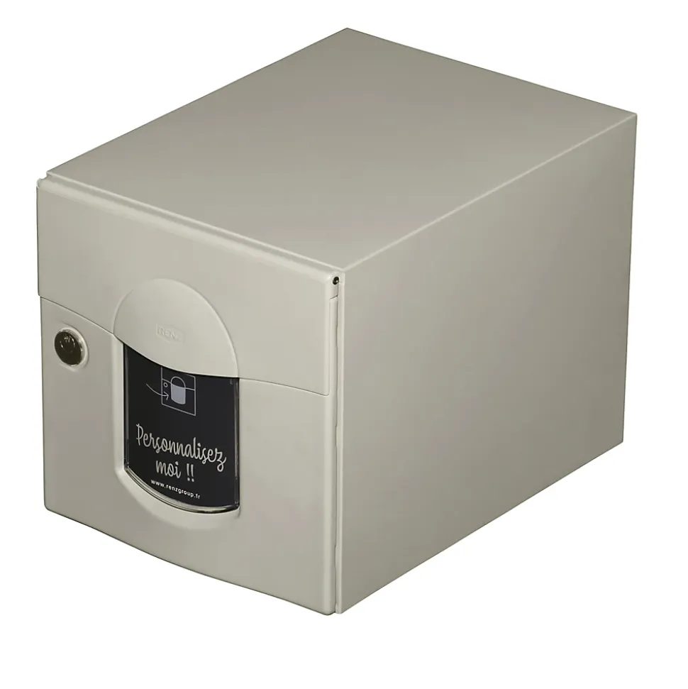 Boite aux lettres Soléa 1 porte Ton pierre aspect sablé RAL 1013MS