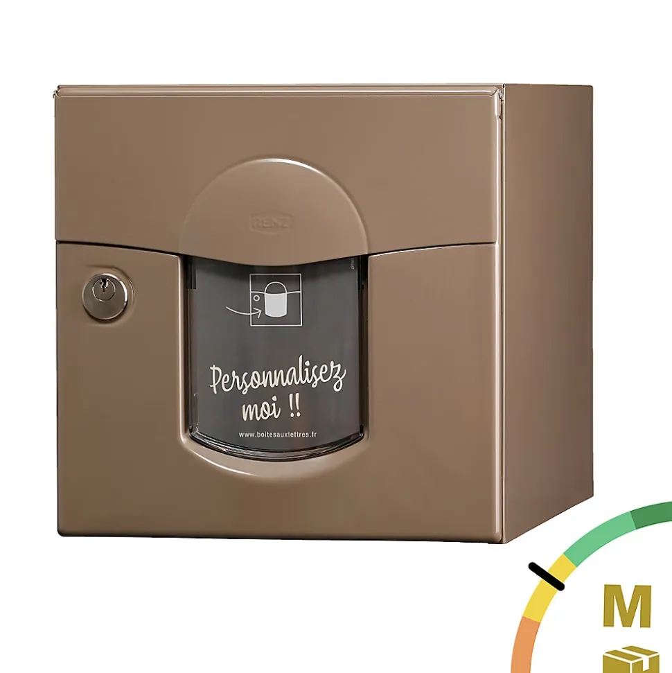 Boite aux lettres Soléa 2 portes taupe RAL 7006 B