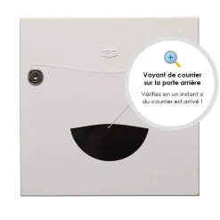 Boite aux lettres Soléa 2 portes Blanc 9010 mat