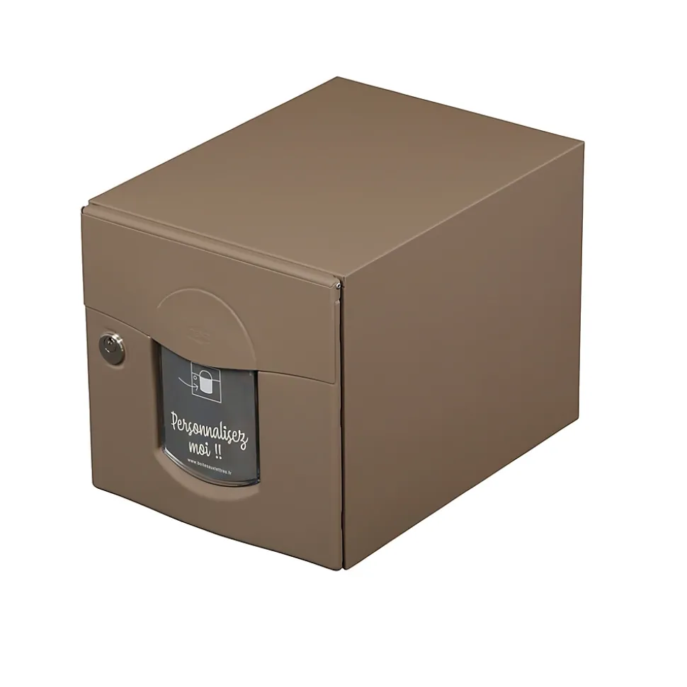Boite aux lettres Soléa 1 porte Taupe RAL 7006 B