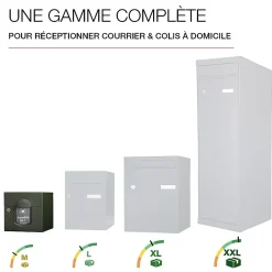 Boite aux lettres Soléa 2 portes vert RAL 6007 MS