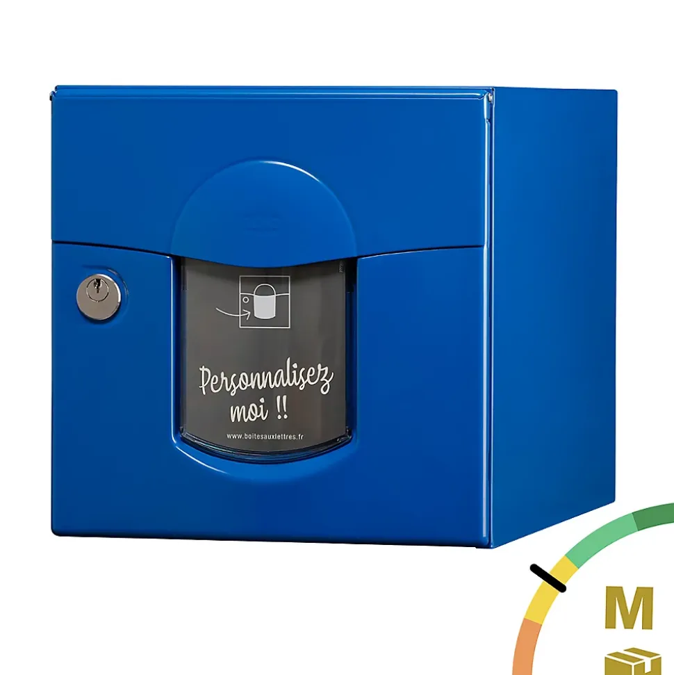 Boite aux lettres Soléa 2 portes bleu 5010 B