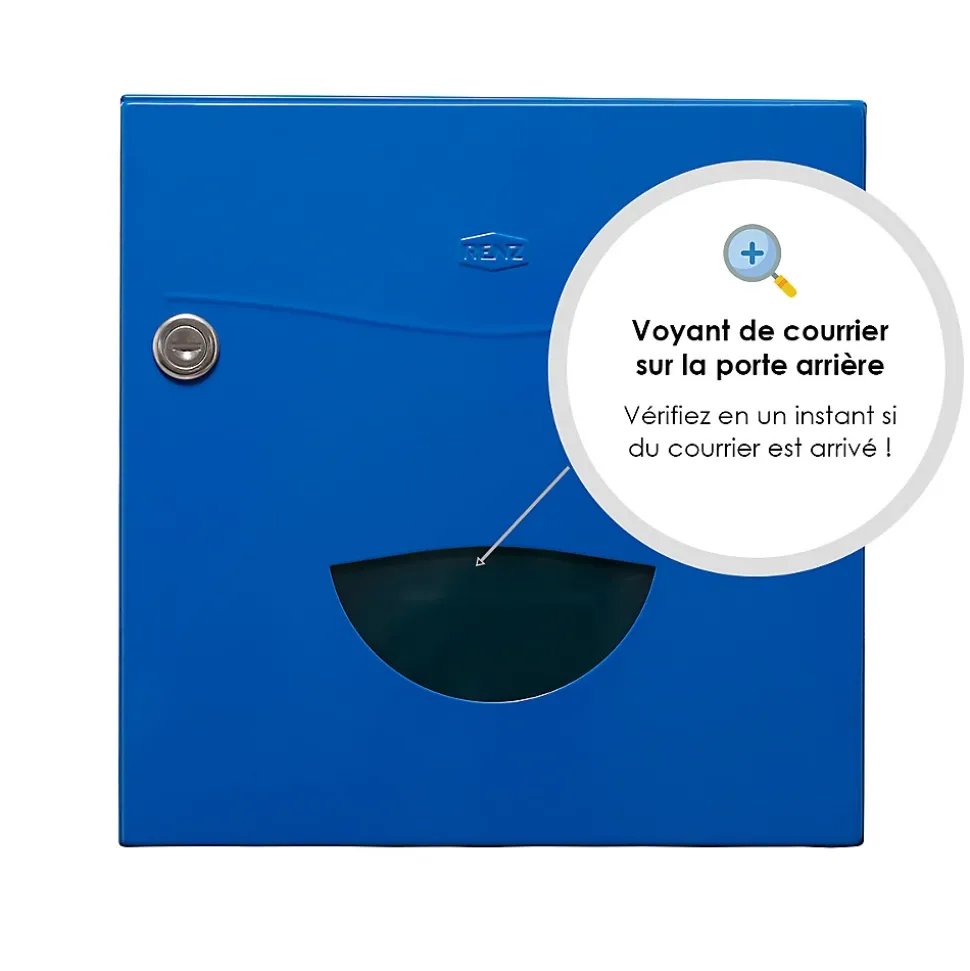 Boite aux lettres Soléa 2 portes bleu 5010 B