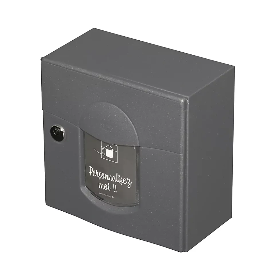 Boite aux lettres Soléa compact Gris anthracite aspect sablé REN 0206MS