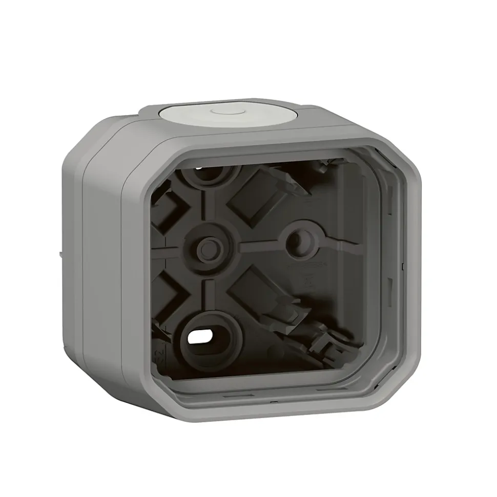Boitier saillie simple Legrand Plexo™ gris composable